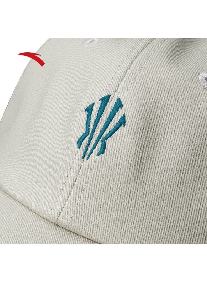 انتا قبعة بيسبول أنتا أصلية قابلة للتعديل بحافة منحنية – قبعة رياضية كاجوال (بيج) - Image 3